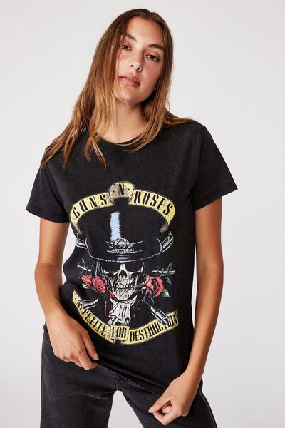 Classic Guns N Roses T Shirt, LCN BR GUNS N ROSES APPETITE DESTRUCT/BLACK