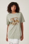 Camiseta - Boyfriend Fit Graphic Tee, BEVERLY HILLS/DESERT SAGE - vista alternativa 1