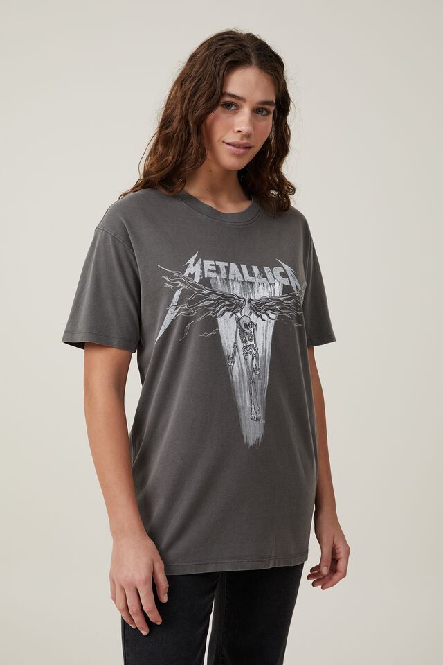 Metallica Shoulder-Cut Dress, L