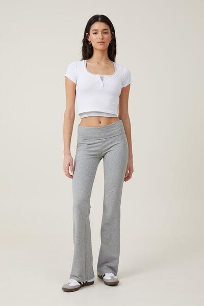 Slim Stretch Marle Tailored Pant - Winter White - Slim Stretch Marle  Tailored Pant, Suit Pants
