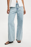 Relaxed Wide Jean, PALM BLUE - alternate image 4