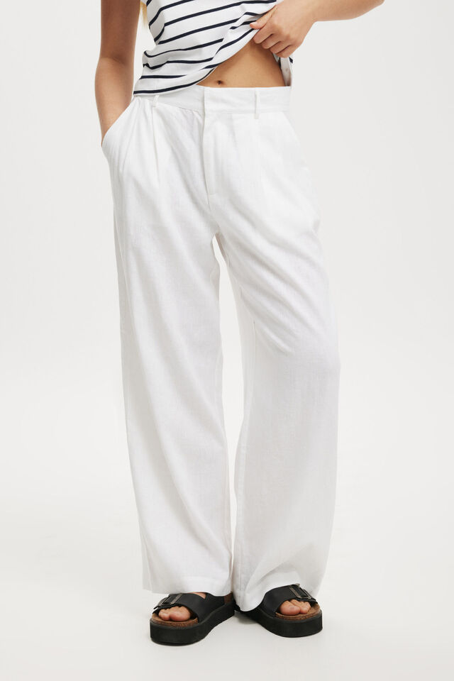 Haven Suiting Pant, WHITE