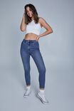 High Rise Cropped Skinny Jean, LUCKY BLUE - alternate image 2