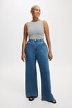 Calça - Curvy Stretch Wide Jean, SEA BLUE - vista alternativa 1