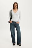 Reece Babydoll Long Sleeve, GREY MARLE - example image 2
