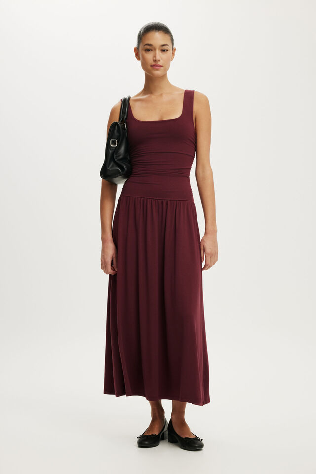 Maple Maxi Dress, SOUR CHERRY