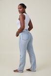 Calça - Curvy Stretch Straight Jean, PALM BLUE RIP - vista alternativa 2