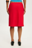 Haven Slip Midi Skirt, RED PETAL - example image 4