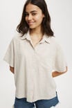 Haven Short Sleeve Shirt, NATURAL - alternate image 4