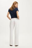 Haven Fold Over Pant, LCN JCY JUICY / WHITE - example image 2