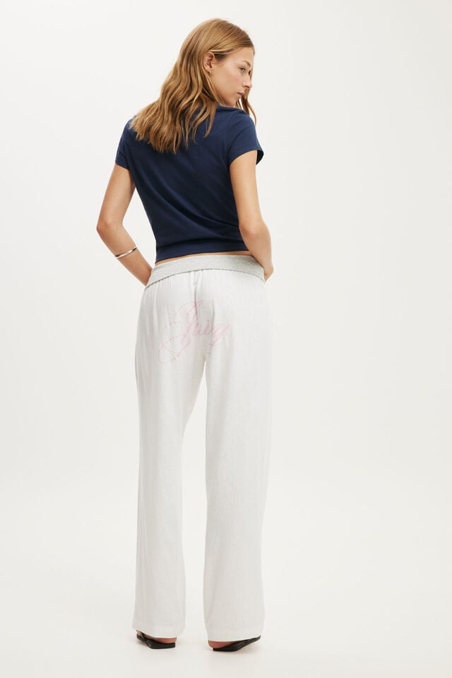 Haven Fold Over Pant, LCN JCY JUICY / WHITE