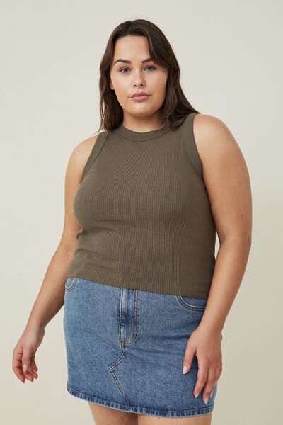 Curve The 91 Tank, SOFT OLIVE