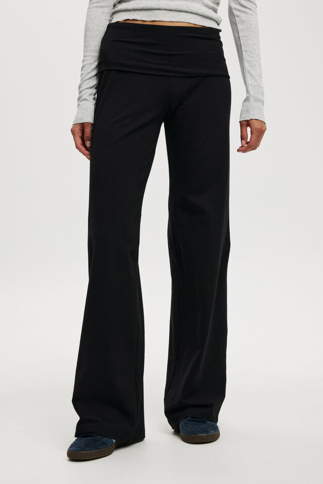 Bella Straight Leg Pant, BLACK