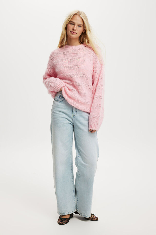 Fluffy Pullover, PINK