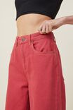 Wide Leg Jean Asia Fit, RUST RED - alternate image 4