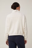 Moletom - Classic Fleece Half Zip Sweatshirt, COCONUT - vista alternativa 3