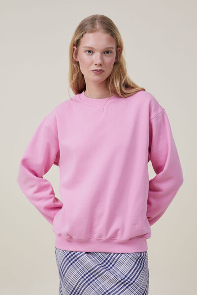 Moletom - Classic Crew Sweatshirt, CANDY PINK