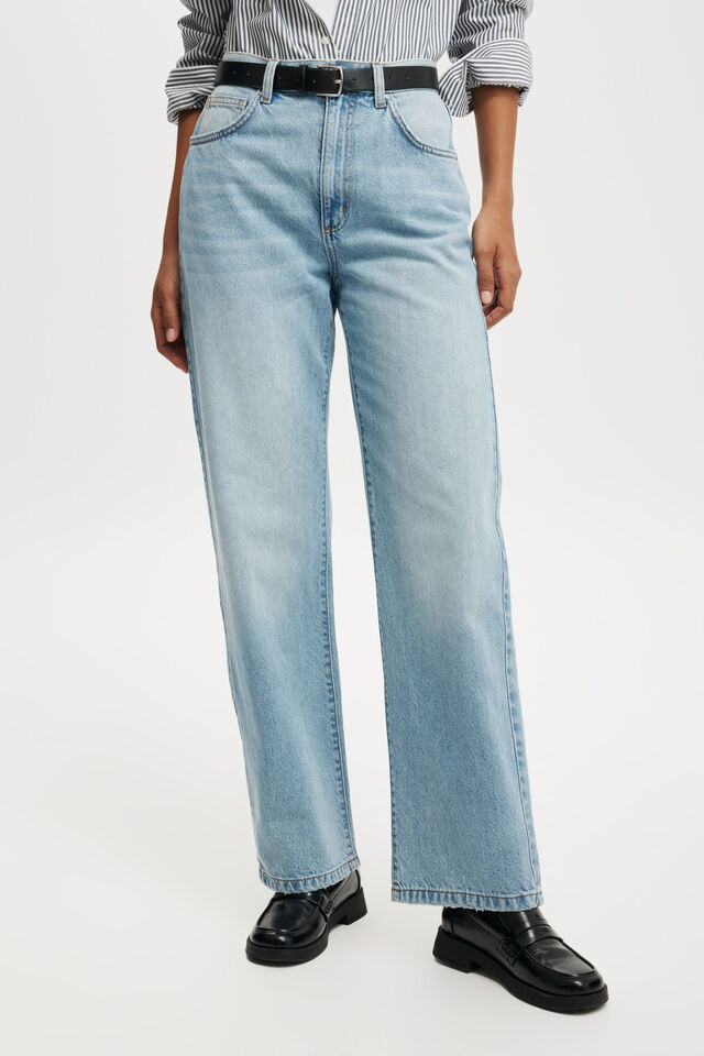 Calça - Loose Straight Jean, BONDI BLUE