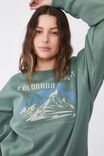 Classic Graphic Sweatshirt, COLORADO SPRINGS/ PINE GREEN