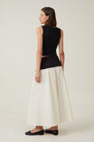 Romee Maxi Skirt, BLACK/BUTTERMILK - alternate image 2