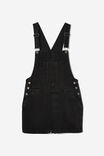Short Denim Overall, GRAPHITE BLACK - example image 6