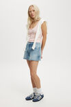 Mini Denim Skort, BELLS BLUE - alternate image 2