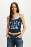 The Graphic Cami, TRACK TEAM / COLLEGIATE BLUE - example image 1