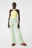Pull On Flare Pant, MARY GEO PISTACHIO GREEN - alternate image 1