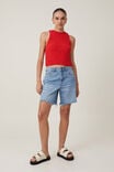 Float Your Boat Rib Knit Tank, RACER RED - alternate image 2