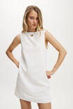 Vestido - Shift Mini Dress, WHITE - vista de exemplo 2