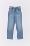 Calça - Curvy Stretch Straight Jean, SEA BLUE - vista alternativa 5