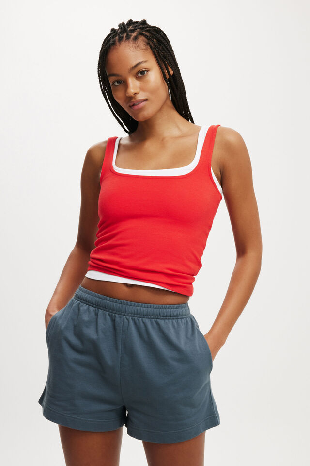 Classic Fleece Summer Sweat Short, SLATE BLUE