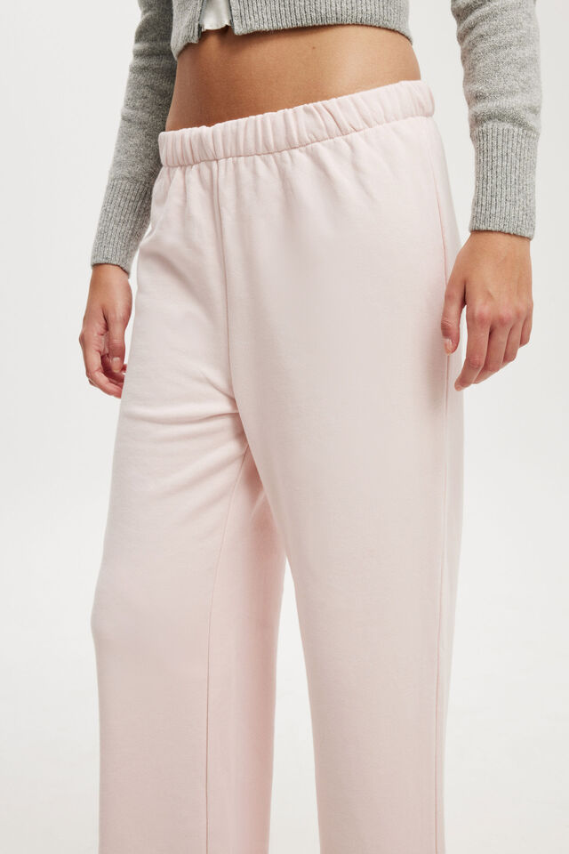 Classic Fleece Wide Leg Sweatpant, SOFT PINK