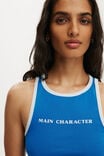 Racer Graphic Tank, MAIN CHARACTER/ COBALT - example image 4