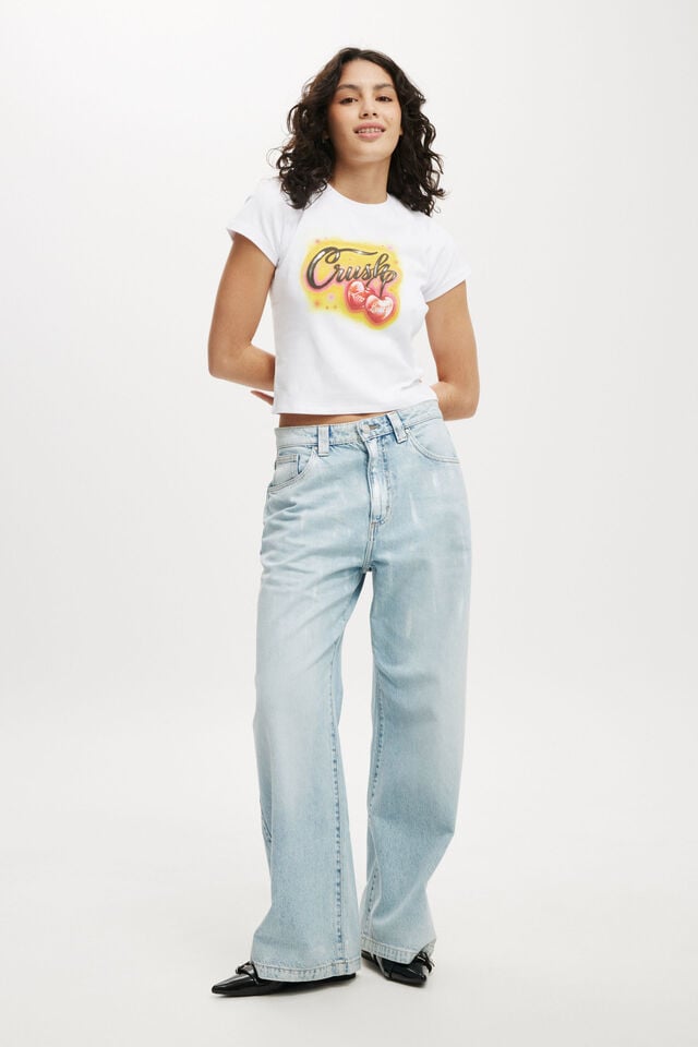 Zara Larsson Music Baby Graphic Tee, LCN MT ZARA LARSSON CRUSH / WHITE