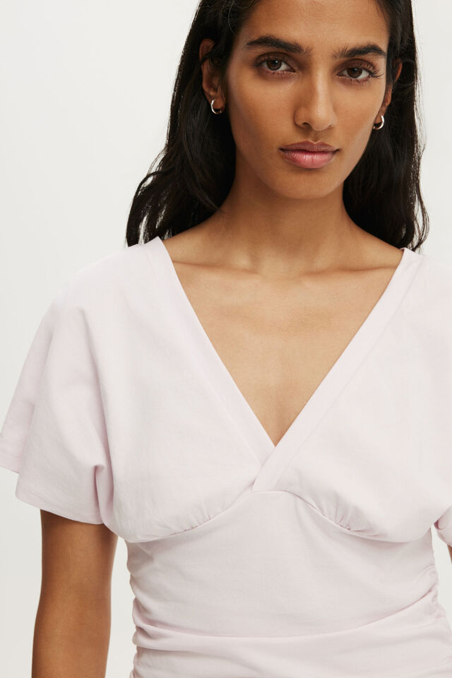 Benni Cinched Vee Tee, BABYDOLL