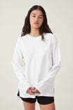 Camiseta - The Boxy Oversized Long Sleeve Top, VINTAGE WHITE - vista alternativa 1