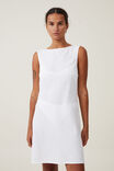 Haven Boatneck Mini Dress, WHITE - alternate image 1