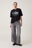 Camiseta - Coca Cola Boxy Graphic Tee, LCN COK COCA COLA COKE / BLACK - vista alternativa 2