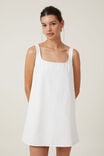 Charlie Denim Mini Dress, VINTAGE WHITE - alternate image 1