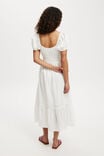 Charlotte Maxi Dress, WHITE TEXTURE - alternate image 3