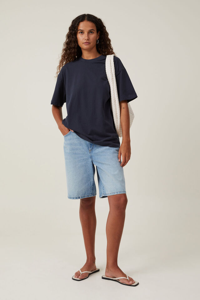 The Boxy Oversized Tee, INK NAVY