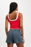 Classic Fleece Summer Sweat Short, SLATE BLUE - alternate image 3