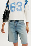Baggy Denim Short, COVE BLUE RAW - example image 4