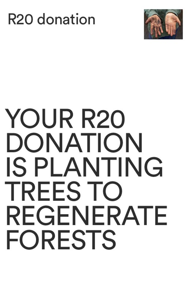 One Tree Planted Donation ZA, One Tree Planted Donation ZA - 1