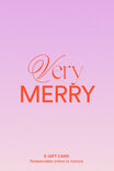 eGift Card, Cotton On Very Merry - alternate image 1