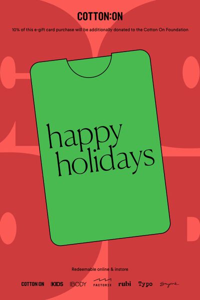 eGift Card, Happy Holidays