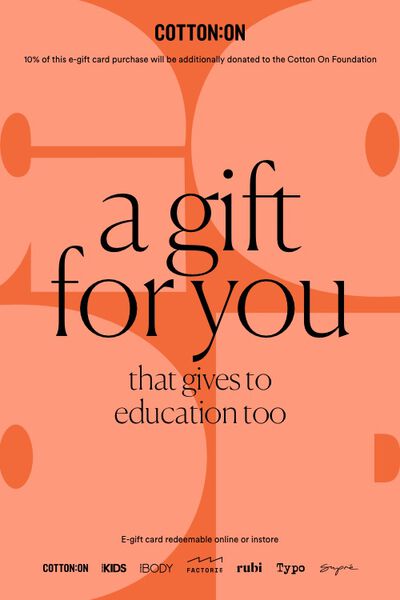 eGift Card, A Gift For You and Education