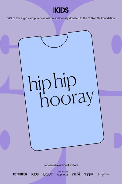 eGift Card, Hip Hip Hooray