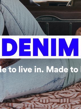 Men's Denim. Made to live in. Made to last.